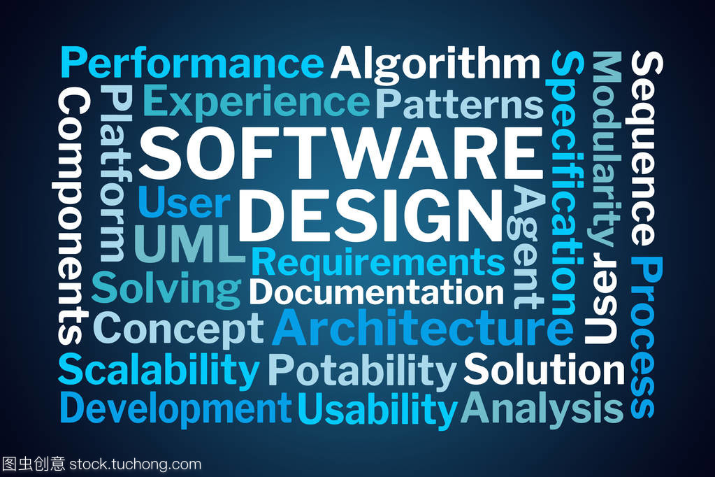 軟件設計文字云 計算機系統服務的可視化探索